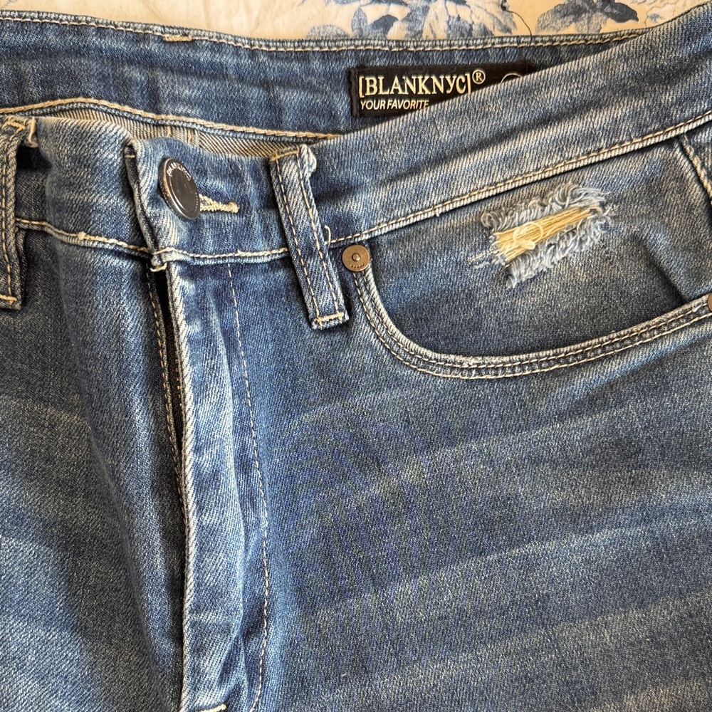 Blank NYC Men's Distressed Denim Jeans